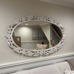 Distressed Wood Mirror