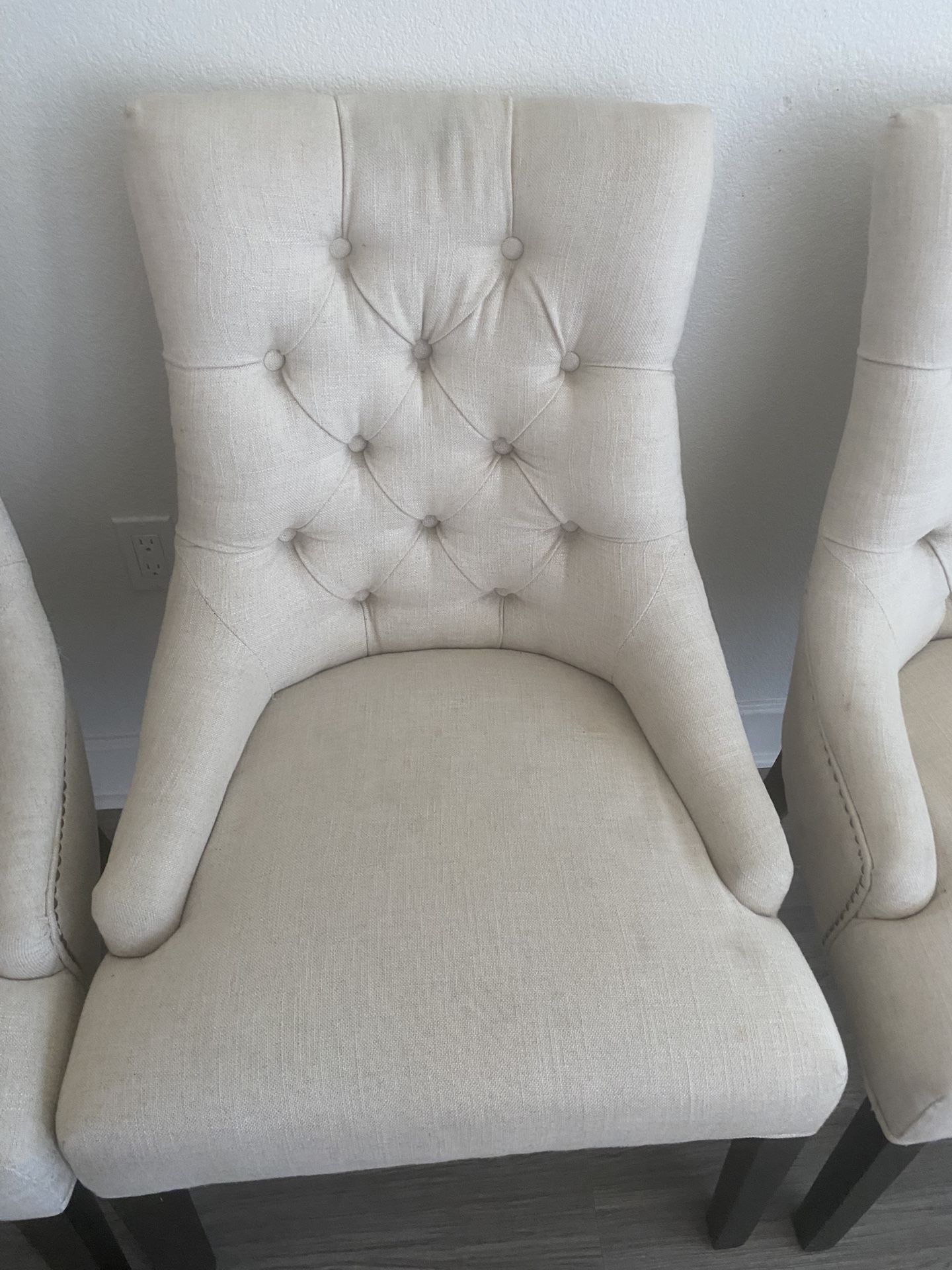 4 Beige Chairs