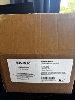 SURAIELEC LED Pool Lights RF-5G-35W-6000K Inground Pool, AC 12V, 100' Cord