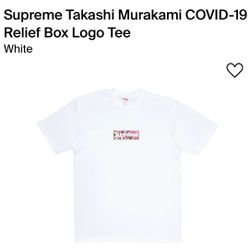 Supreme Takashi Murakami COVID-19 Relief Box Logo Tee