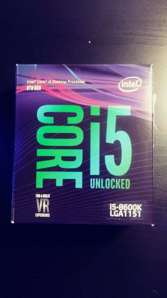 Intel i5 8600K 3.5 to 4.2 turbo (make a fair offer)
