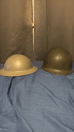 Two world war 2 helmets