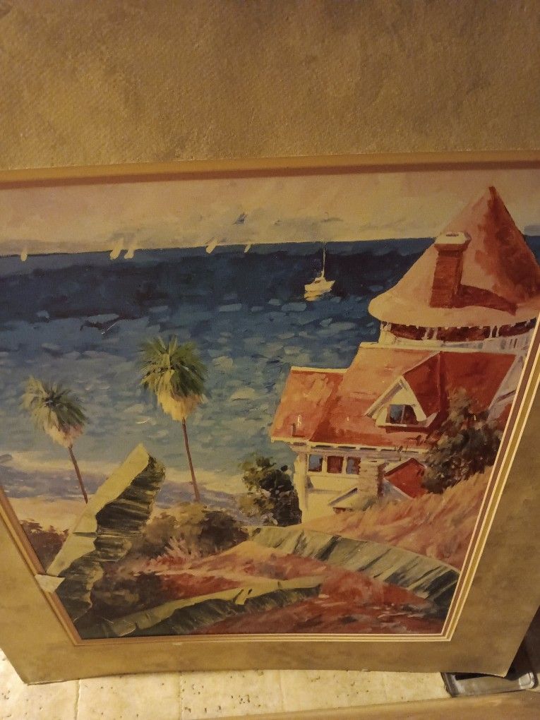 Coastal Landscape Painting 