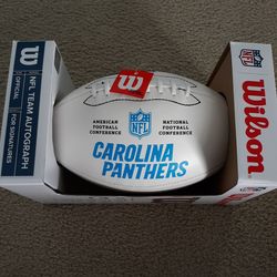 Greg Olsen Carolina Panthers autographed Wilson football