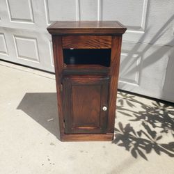 Vintage Wood Cabinet 