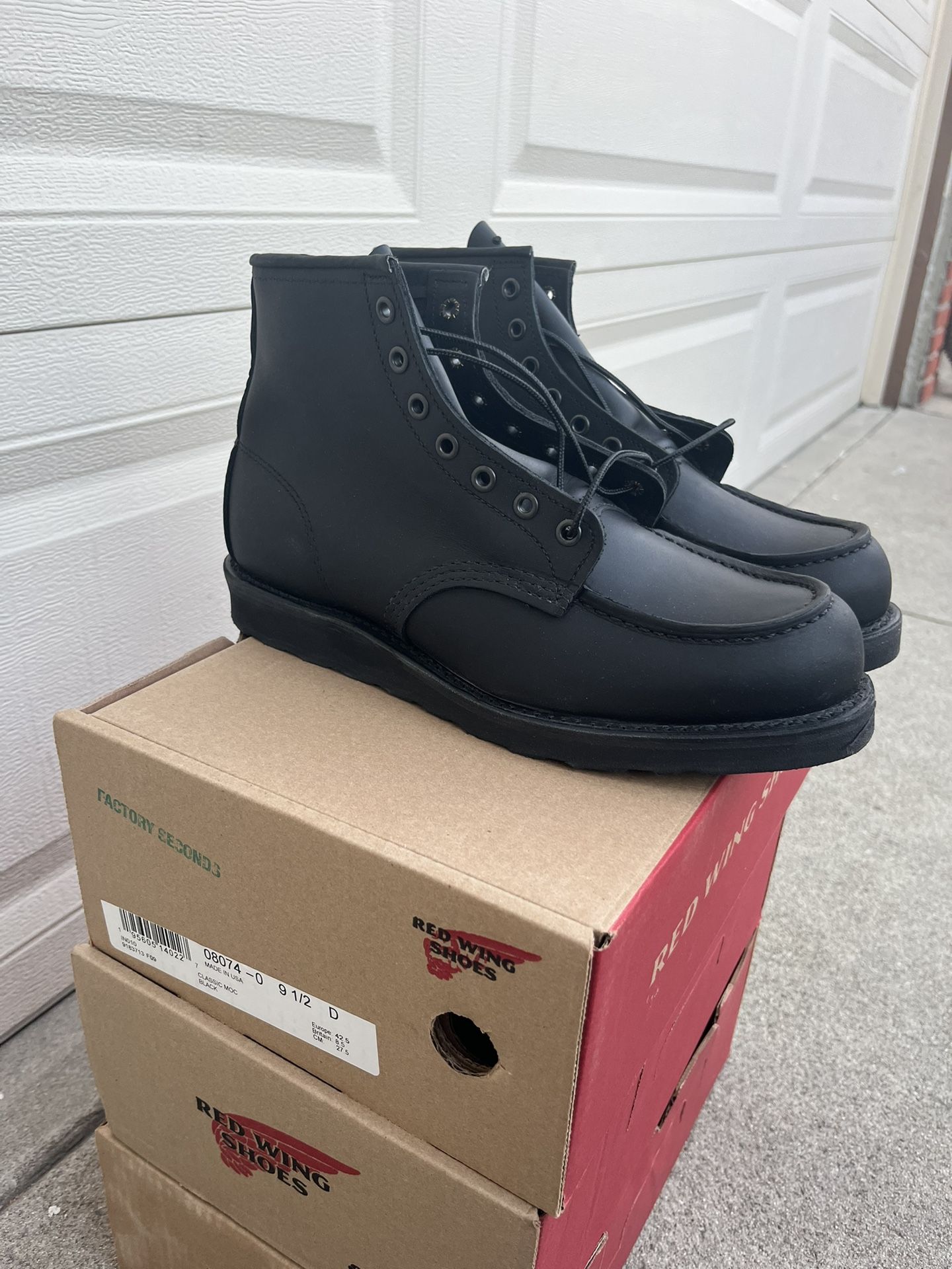 Red Wing 8074 Black Harness Leather SIZES AVAILABLE