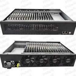 20-Phone Box Farm - Samsung Galaxy S20 S21 - Rooted - OTG & USB Automation Ready