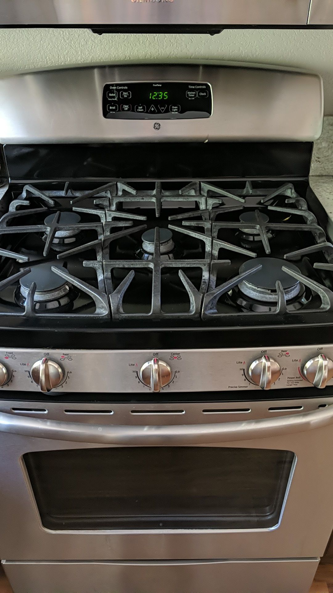 General Electric Gas Stove Oven