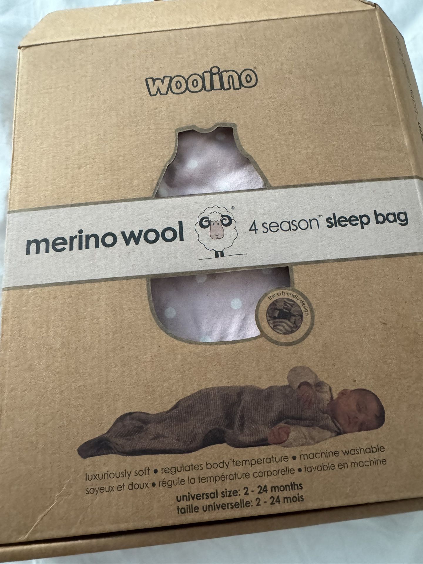 Woolino Wool & Organic Cotton 4 Season  Sleeping Bag