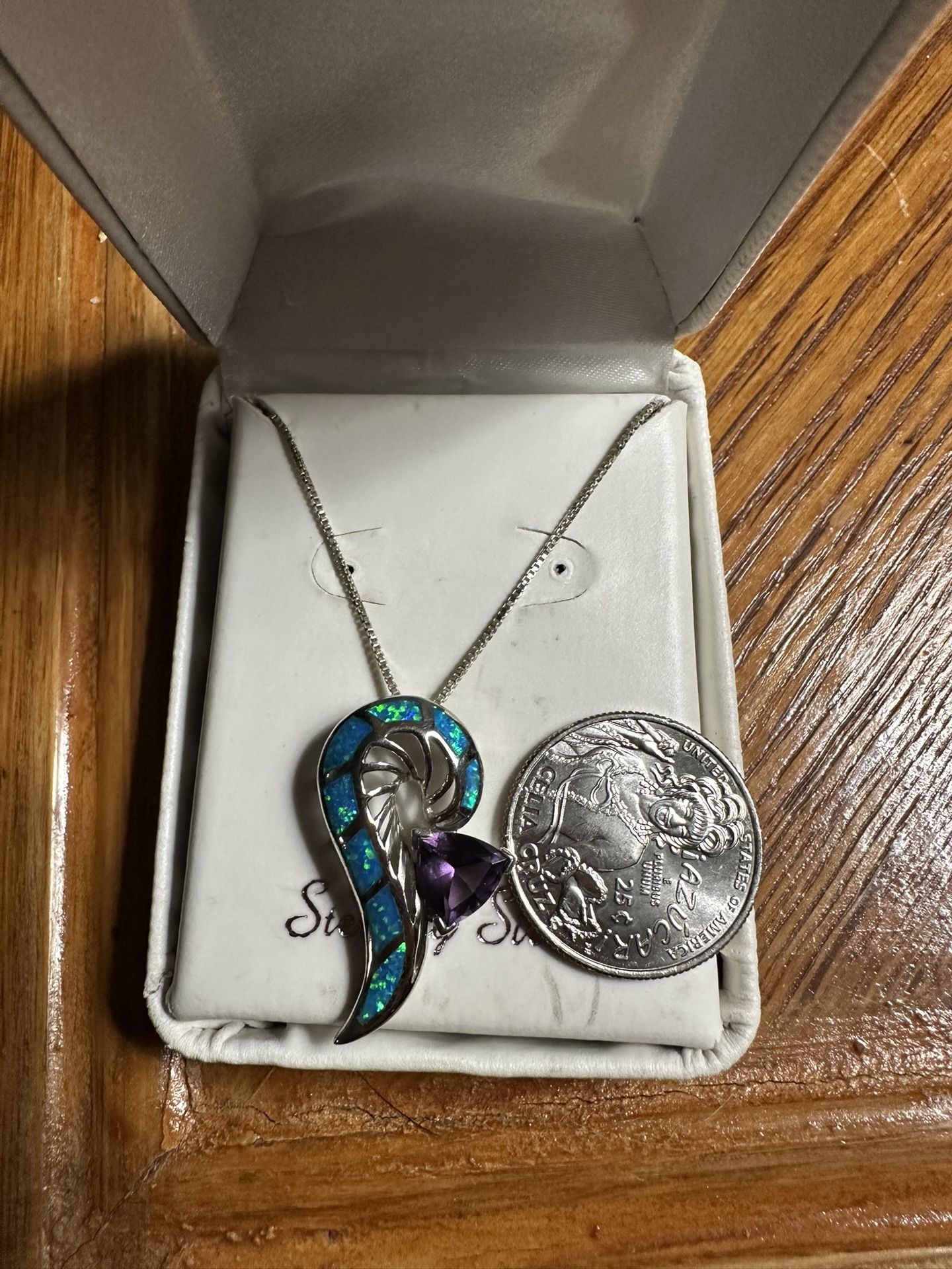 Authentic Silver Necklace And Pendant