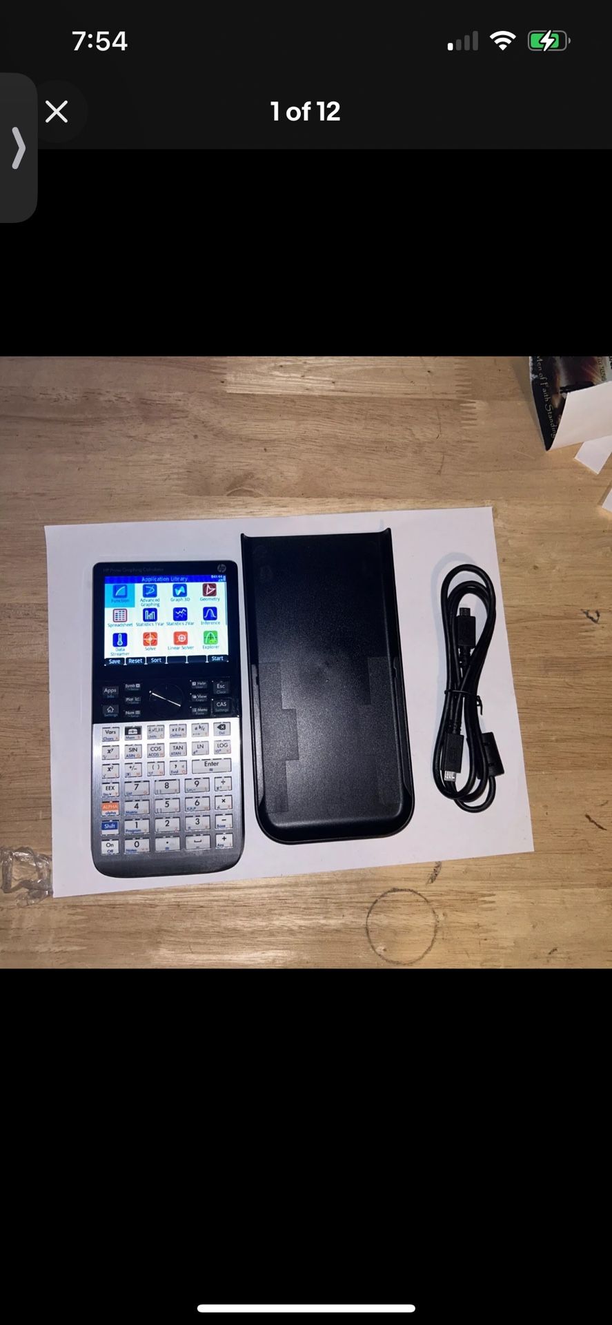 Hewlett Packard HP prime Graphing Calculator G2 With Case Tested W charger