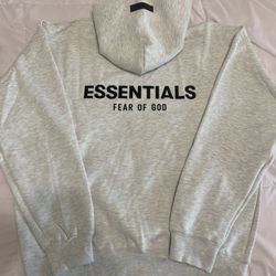 Light Oatmeal Essentials Hoodie 