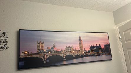 Canvas picture frame