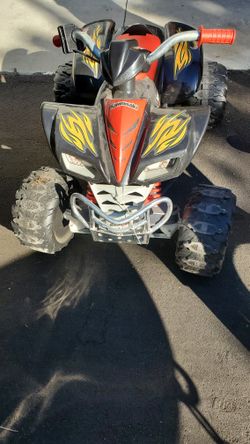 Kawasaki Power Wheels Racing ATV12 Volt Battery Comes With Battery Charge.