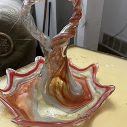 Vintage Murano Glass handblown Candy DishCandy Dish