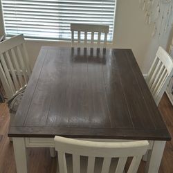 Dining Table With 4 Chairs