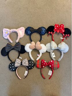 Tokyo Disney and Disneyland Ears Headband Ears - Holiday and Exclusive Ears - Being sold individually / priced in description