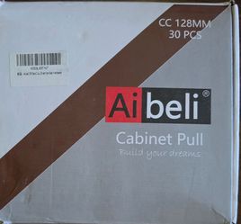 30 Pack Champagne Cabinet Pulls 5 Inch Hole Center