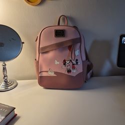 Loungefly Disney Mickey And Minnie pink 