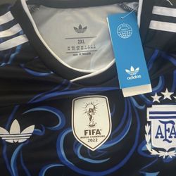 Argentina Adidas World Cup Versión Jersey