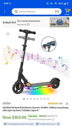 Like new GoTrax electric scooter