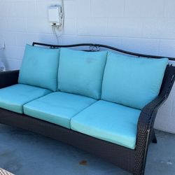 Wicker Couch 