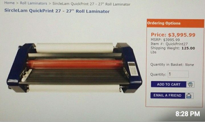 Giant laminater...