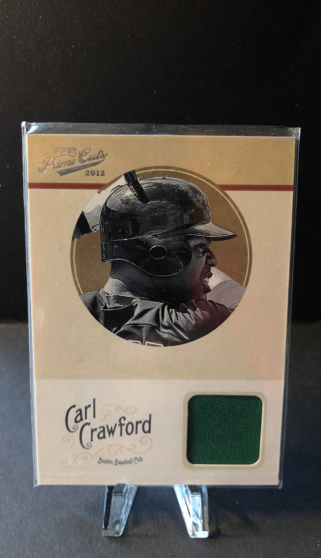 CARL CRAWFORD 2012 Panini Prime Cuts Baseball JERSEY #83/99 Card #12 Red Sox