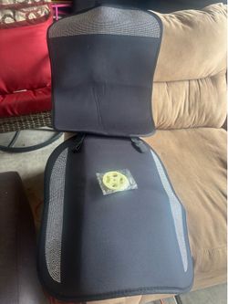 Set of two Black and bling car seat cover