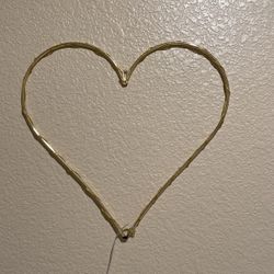 Battery Operated Gold Wall Decoration
