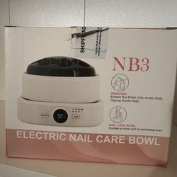 NB3 Electric Nail Care Bowl – New / Never Used