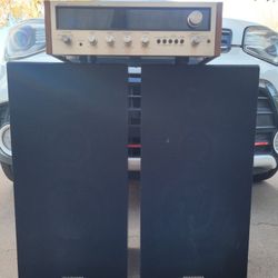 Pioneer Stereo Receiver SX-(contact info 72-74 Vintage Model  SX-525  Marantz Speakers SP800 Y