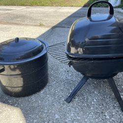 Grill And Large Pot
