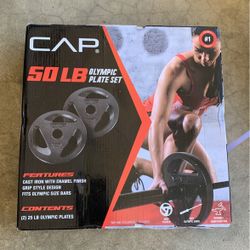 50lb Olympic Plate Set