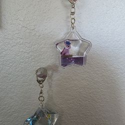 My Little Pony Tsunameez Acrylic Keychains  (Rainbow Dash, Twilight Sparkle)