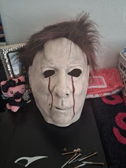 Michael Myers Halloween Mask with Hair