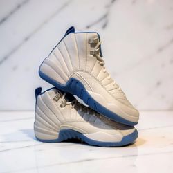 “Nike Air Jordan 12  retro. white and blue in men’s size 6