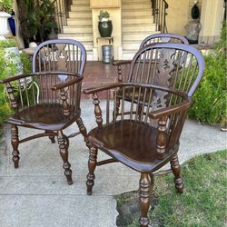 3 Different Desk Or Accent Chairs 