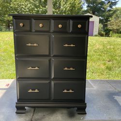 Black Grand Home Furniture Chest Of Drawers 