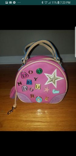 Dooney and Bourke charms star 3 Ltd edition leather satchel bowl bag