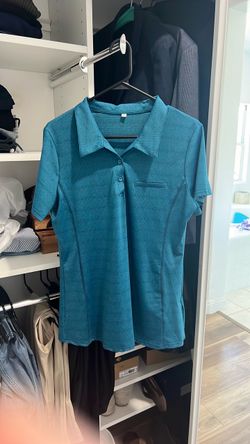 Teal Short Sleeve Women’s Polo Shirt L