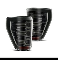 21-23 Ford F150/F150 Raptor LUXX-Series LED Tail Lights Black-Red