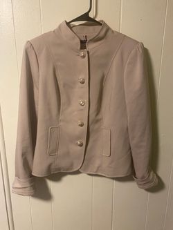 Tommy Hilfiger Blush Military-Style Blazer