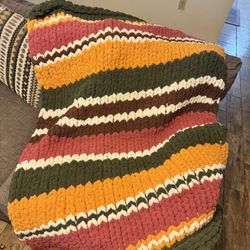 Handmade Chunky Knit Blanket