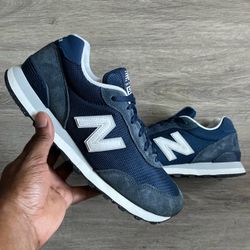 Size 8- New Balance 515 Retro Navy Blue
