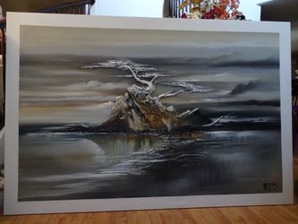 6 ft oil painting