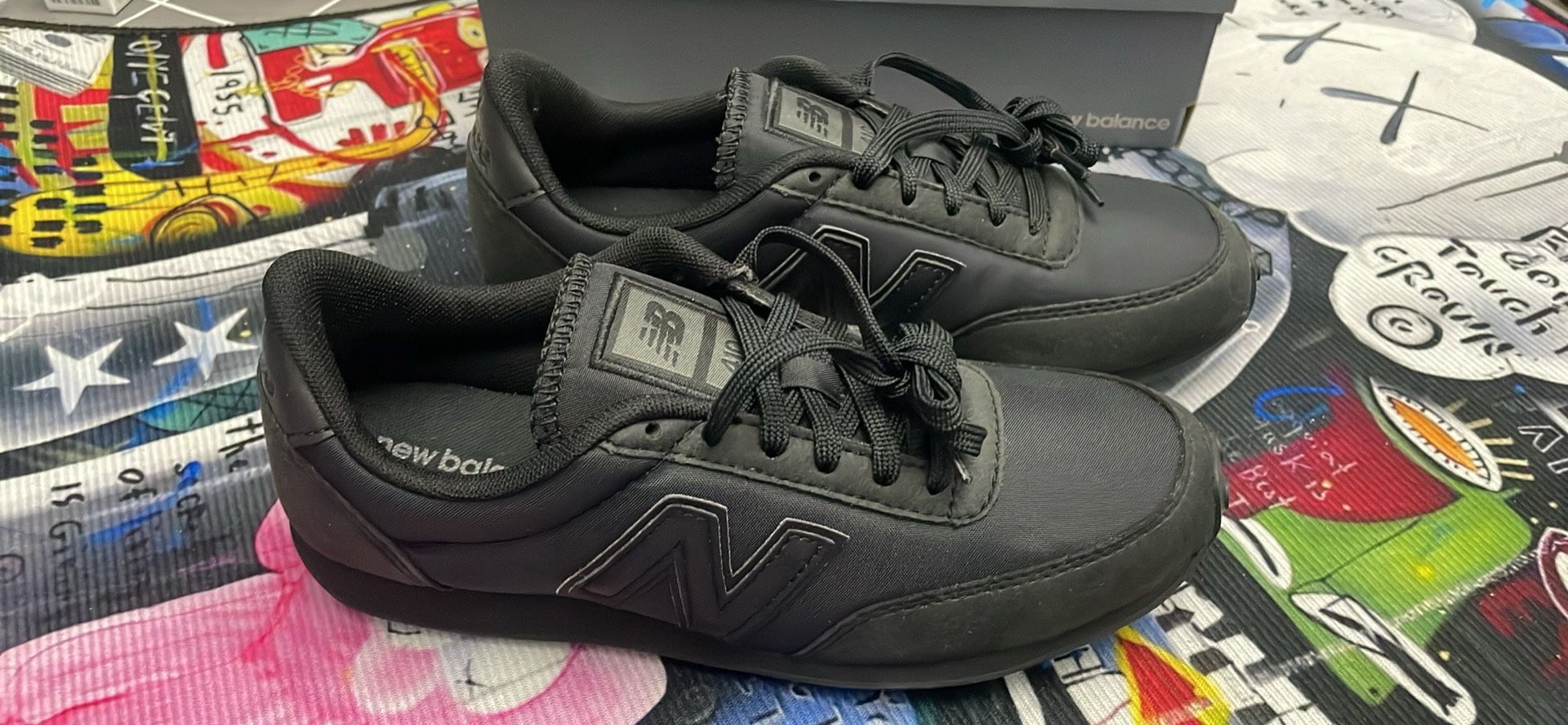 MEN New Balance Classic 410 Running Training Shoe Sneaker Black U410BBK ~NEW~ size 4