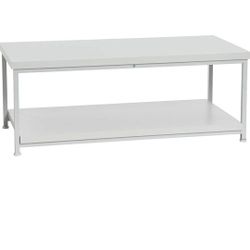 High Gloss White And Chrome End Tables And Coffee Table