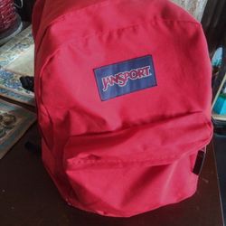 Jansport red Backpack Good condition clean