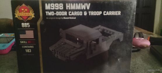 Brickmania M998 HMMWV Cargo & Troop Carrier Set #885